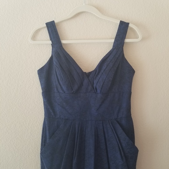 BISOU BISOU SIZE 6 BLACK/BLUE DRESS - Picture 2 of 5